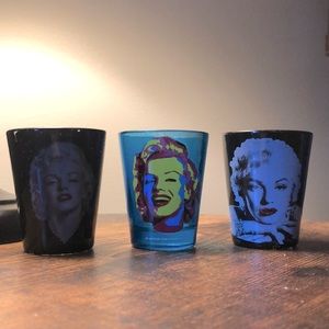 Marilyn Monroe Shot Glass Set